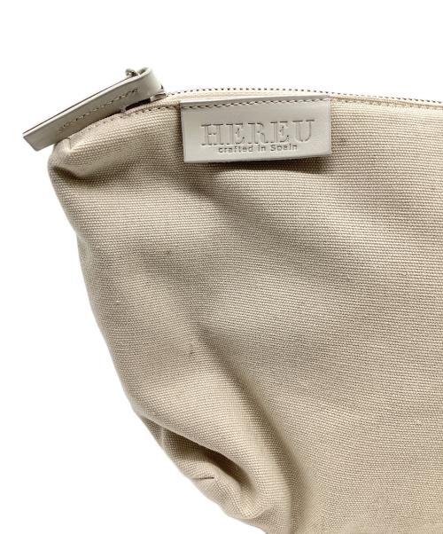 HEREU（ヘリュー）HEREU (ヘリュー) カゴバッグ ナチュラル×ホワイトの古着・服飾アイテム