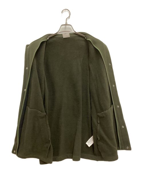 FreshService（フレッシュサービス）FreshService (フレッシュサービス) LOOPWHEELER (ループウィラー) Coach Jacket/ コーチジャケット　スウェット　バックロゴ オリーブ サイズ:Mの古着・服飾アイテム