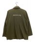 FreshService (フレッシュサービス) LOOPWHEELER (ループウィラー) Coach Jacket/ コーチジャケット　スウェット　バックロゴ オリーブ サイズ:M：12000円