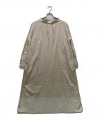 Gymphlexジムフレックス）の古着「ハイカウントポプリンプルオーバーシャツドレス」｜アイボリー