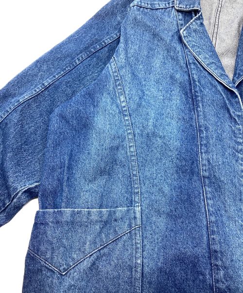 Roughrider（ラフライダー）Roughrider (ラフライダー) ヴィンテージデニムガウンコート インディゴ サイズ:Mの古着・服飾アイテム