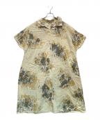 中川政七商店ナカガワマサシチショウテン）の古着「草木染のいろかさねワンピース」｜イエロー