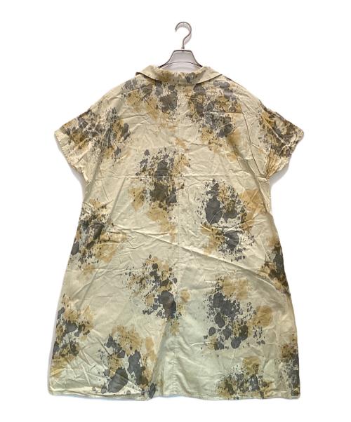 中川政七商店（ナカガワマサシチショウテン）中川政七商店 (ナカガワマサシチショウテン) 草木染のいろかさねワンピース イエロー サイズ:表記なしの古着・服飾アイテム