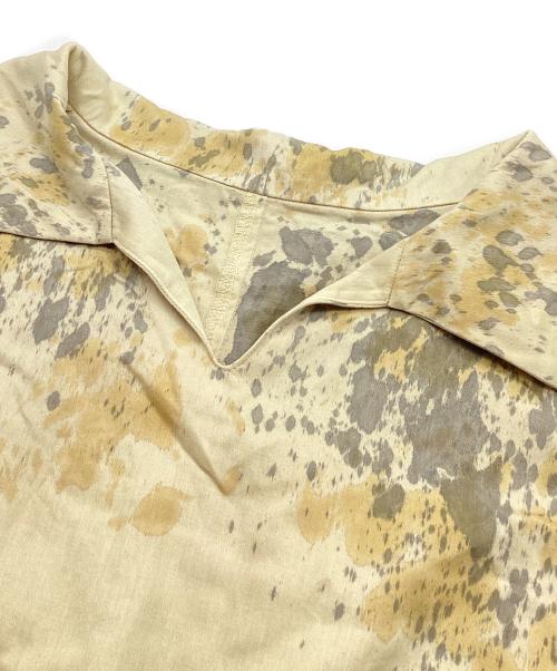 中川政七商店（ナカガワマサシチショウテン）中川政七商店 (ナカガワマサシチショウテン) 草木染のいろかさねワンピース イエロー サイズ:表記なしの古着・服飾アイテム
