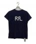 RRL（ダブルアールエル）の古着「ロゴプリントTシャツ」｜ネイビー