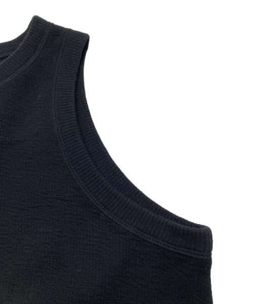 SACRA（サクラ）SACRA (サクラ) コットンダブルフェイスコットンワンピース ブラック サイズ:38の古着・服飾アイテム