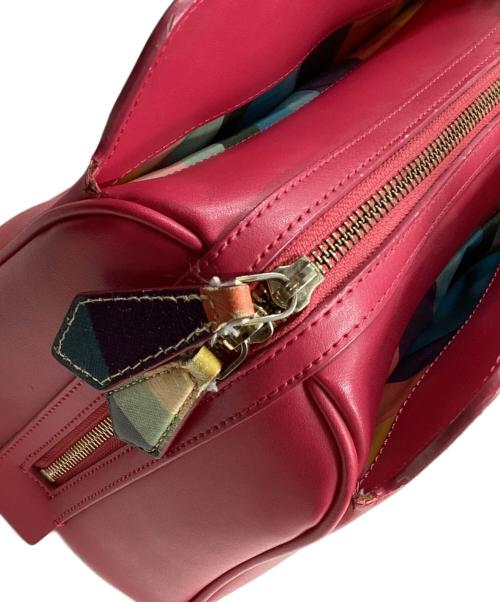 PAUL SMITH（ポールスミス）Paul Smith (ポールスミス) ハンドバッグ ショッキングピンクの古着・服飾アイテム