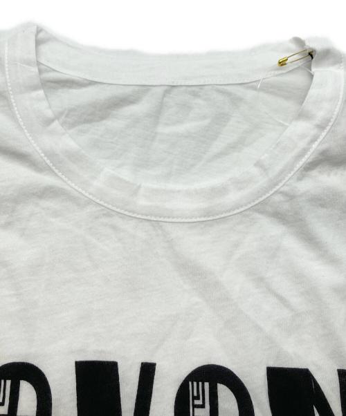 lucien pellat-finet（ルシアン・ペラフィネ）lucien pellat-finet (ルシアン・ペラフィネ) バイカラーロゴTシャツ ブラック サイズ:Mの古着・服飾アイテム