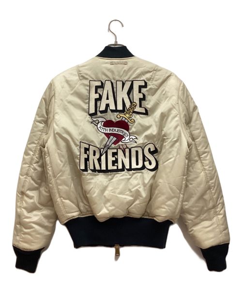 KITH（キス）KITH (キス) ALPHA (アルファ) リバーシブルボンバージャケット　MA-1　バック刺繍 マルチカラー サイズ:Sの古着・服飾アイテム