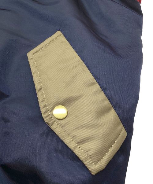 KITH（キス）KITH (キス) ALPHA (アルファ) リバーシブルボンバージャケット　MA-1　バック刺繍 マルチカラー サイズ:Sの古着・服飾アイテム