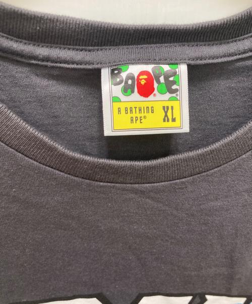 BAPE BY A BATHING APE（ベイプバイアベイシングエイプ）BAPE BY A BATHING APE (ベイプバイアベイシングエイプ) Tシャツ ブラック サイズ:XLの古着・服飾アイテム