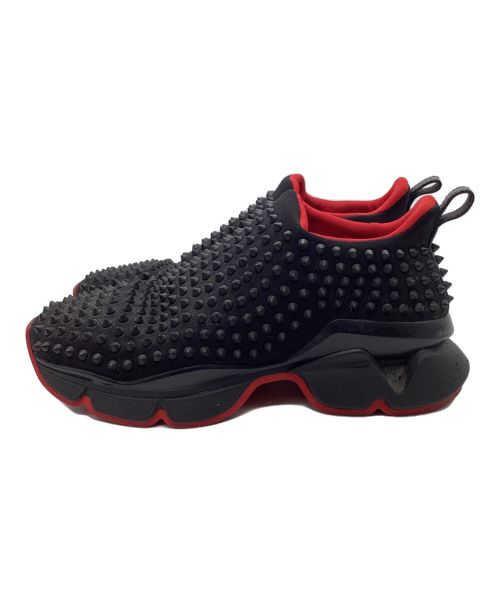 Christian Louboutin（クリスチャン・ルブタン）Christian Louboutin (クリスチャン・ルブタン) SPIKE SOCK DONNA FLAT NEOPRENE/スパイク ソック ドナ ネオ プレーン ブラック サイズ:42の古着・服飾アイテム