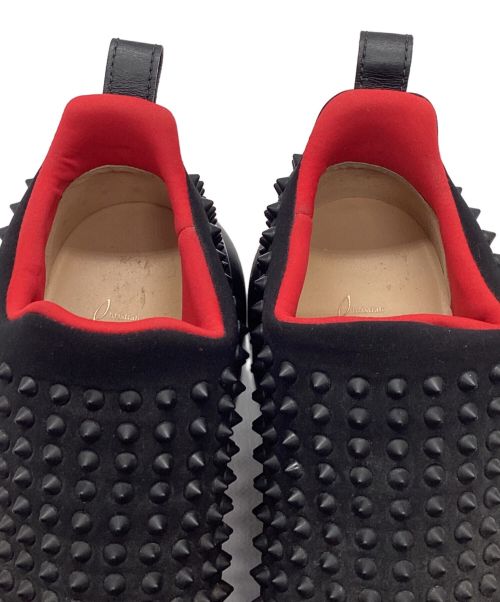 Christian Louboutin（クリスチャン・ルブタン）Christian Louboutin (クリスチャン・ルブタン) SPIKE SOCK DONNA FLAT NEOPRENE/スパイク ソック ドナ ネオ プレーン ブラック サイズ:42の古着・服飾アイテム