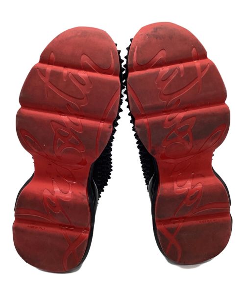 Christian Louboutin（クリスチャン・ルブタン）Christian Louboutin (クリスチャン・ルブタン) SPIKE SOCK DONNA FLAT NEOPRENE/スパイク ソック ドナ ネオ プレーン ブラック サイズ:42の古着・服飾アイテム