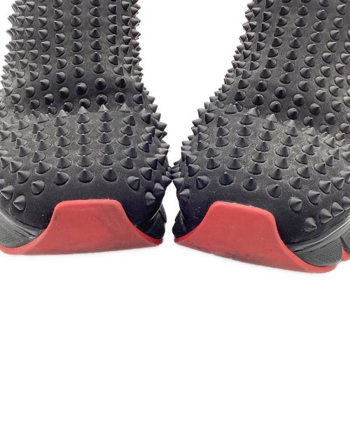 Christian Louboutin（クリスチャン・ルブタン）Christian Louboutin (クリスチャン・ルブタン) SPIKE SOCK DONNA FLAT NEOPRENE/スパイク ソック ドナ ネオ プレーン ブラック サイズ:42の古着・服飾アイテム