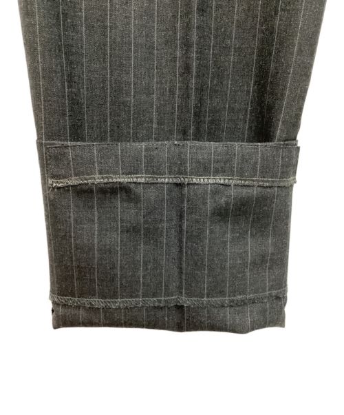 CELINE（セリーヌ）CELINE (セリーヌ) CLASSIC PANTS WITH TENNIS STRIPES グレー サイズ:44の古着・服飾アイテム