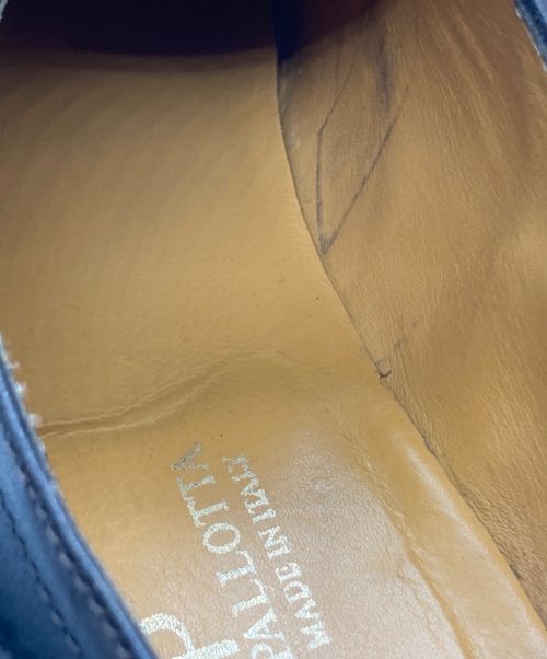 ANGELO PALLOTTA（アンジェロパロッタ）ANGELO PALLOTTA (アンジェロパロッタ) キルトモンクストラップシューズ ブラウン サイズ:26の古着・服飾アイテム