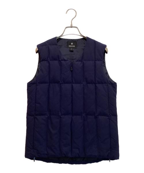 Snow peak（スノーピーク）Snow peak (スノーピーク) Conceal Down Vest / コンシール ダウンベスト ネイビーの古着・服飾アイテム