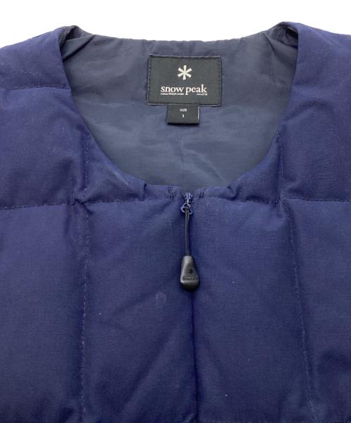 Snow peak（スノーピーク）Snow peak (スノーピーク) Conceal Down Vest / コンシール ダウンベスト ネイビーの古着・服飾アイテム