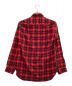 PENDLETON (ペンドルトン) ヴィンテージオンブレチェックシャツ　ウール　50s レッド×ブラック サイズ:15 1/2：9000円