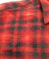 中古・古着 PENDLETON (ペンドルトン) ヴィンテージオンブレチェックシャツ　ウール　50s レッド×ブラック サイズ:15 1/2：9000円