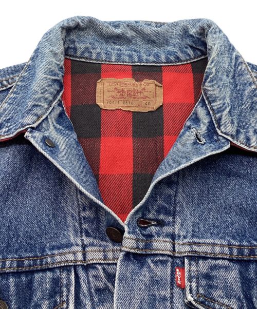 LEVI'S（リーバイス）LEVI'S (リーバイス) 80S ネルライナーデニムジャケット　USA製 インディゴ サイズ:40の古着・服飾アイテム