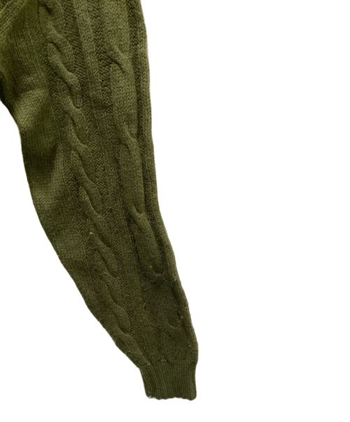 TOWN CRAFT（タウンクラフト）TOWN CRAFT (タウンクラフト) ヴィンテージモックネックウールニット オリーブ サイズ:Lの古着・服飾アイテム