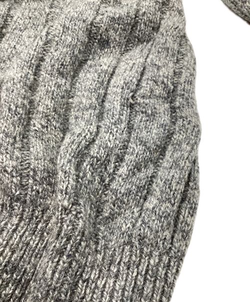 LAND'S END（ランズエンド）LAND'S END (ランズエンド) 古着ショールカラーニット グレー サイズ:Mの古着・服飾アイテム