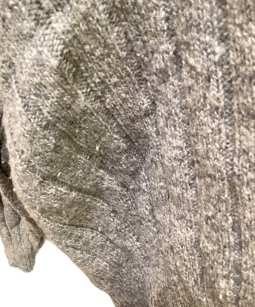 LAND'S END（ランズエンド）LAND'S END (ランズエンド) 古着ショールカラーニット グレー サイズ:Mの古着・服飾アイテム