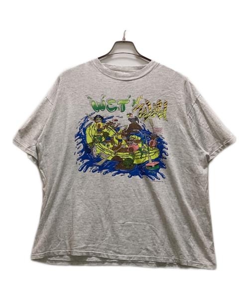 ONEITA（オニータ）ONEITA (オニータ) ヴィンテージプリントTシャツ グレー サイズ:XLの古着・服飾アイテム