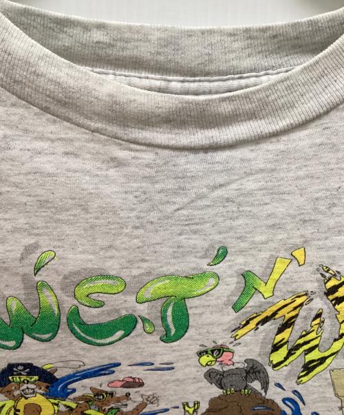 ONEITA（オニータ）ONEITA (オニータ) ヴィンテージプリントTシャツ グレー サイズ:XLの古着・服飾アイテム