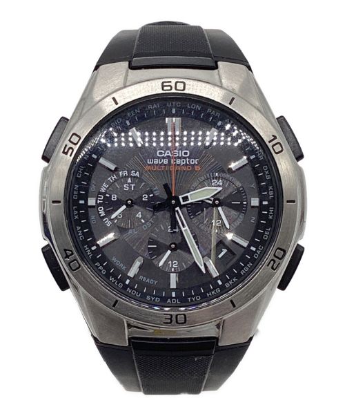 CASIO（カシオ）CASIO (カシオ) ウェーブセプター　腕時計　電波ソーラー　ラバーベルトの古着・服飾アイテム