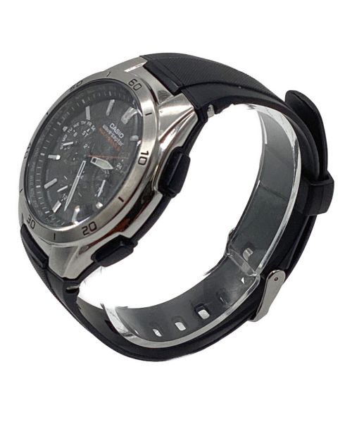CASIO（カシオ）CASIO (カシオ) ウェーブセプター　腕時計　電波ソーラー　ラバーベルトの古着・服飾アイテム