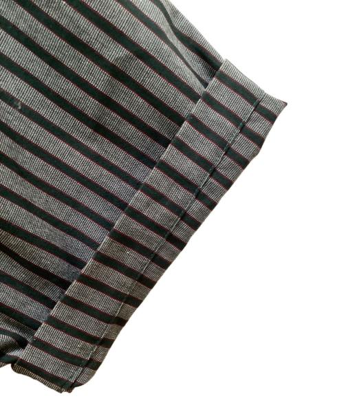 stussy（ステューシー）stussy (ステューシー) S/Sストライプワークシャツ グリーン サイズ:Mの古着・服飾アイテム