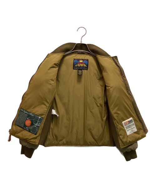 Eddie Bauer（エディーバウアー）Eddie Bauer (エディーバウアー) 復刻スカイライナージャケット ベージュ サイズ:XSの古着・服飾アイテム