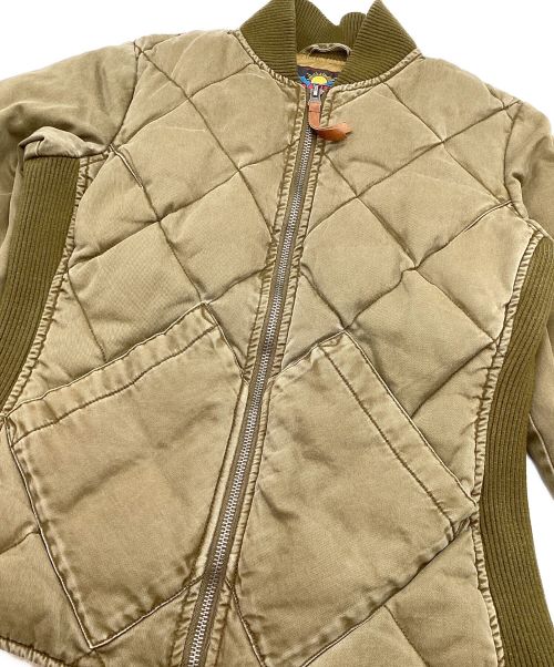 Eddie Bauer（エディーバウアー）Eddie Bauer (エディーバウアー) 復刻スカイライナージャケット ベージュ サイズ:XSの古着・服飾アイテム