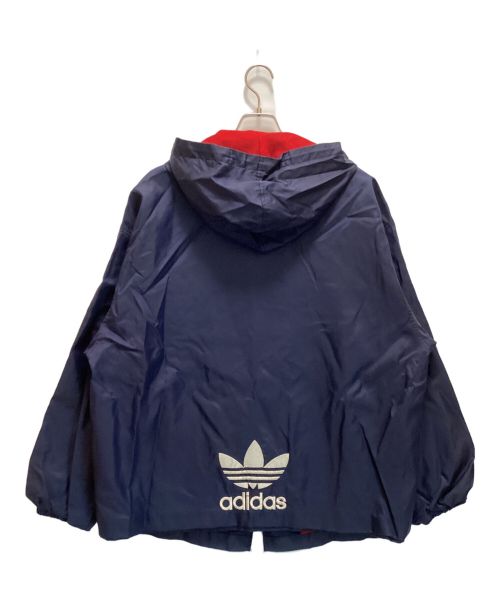 adidas（アディダス）adidas (アディダス) ナイロンジャケット ネイビー サイズ:SIZE Lの古着・服飾アイテム