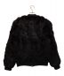 MONKEY TIME (モンキータイム) スクラップ ファー ジップ ブルゾン ブラック サイズ:SIZE M：15000円
