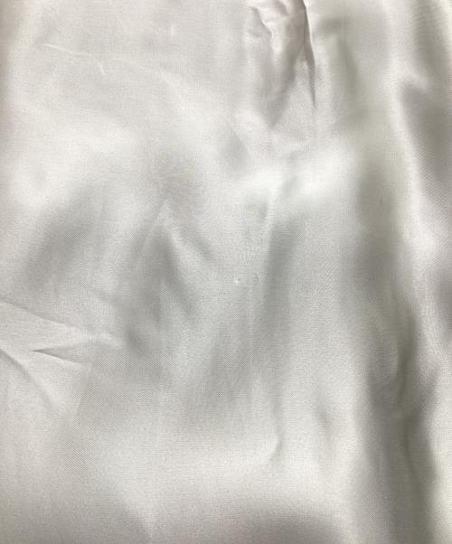 MM6 Maison Margiela（エムエムシックスメゾンマルジェラ）MM6 Maison Margiela (エムエムシックス メゾンマルジェラ) ラッフルパネルシャツ　サテン　フリル ベージュ サイズ:38の古着・服飾アイテム