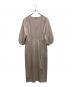 ANAYI (アナイ) ボリュームスリーブワンピース ベージュ サイズ:M：5000円