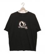VOLCOM×RHC Ron Hermanボルコム×アールエイチシー ロンハーマン）の古着「プリントTシャツ」｜ブラック