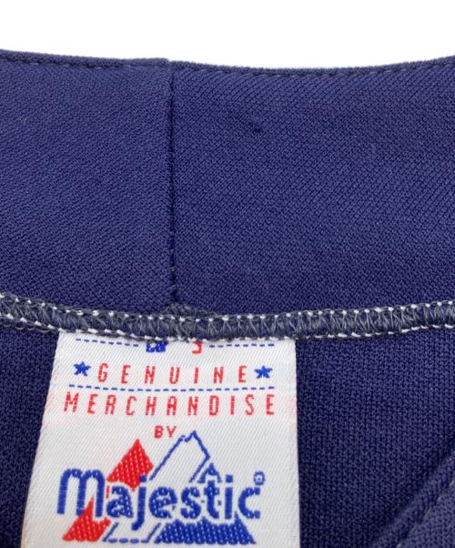 Majestic（マジェスティック）Majestic (マジェスティック) 古着ベースボールシャツ ネイビー サイズ:Mの古着・服飾アイテム