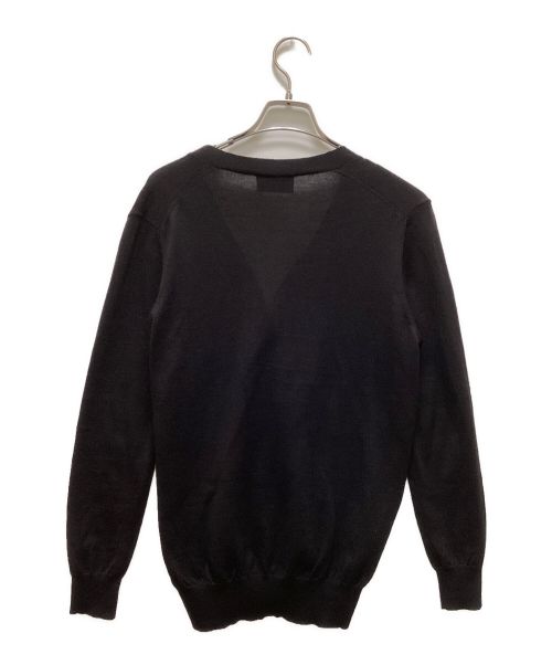 PRADA（プラダ）PRADA (プラダ) Vネックカーディガン ブラック サイズ:40の古着・服飾アイテム