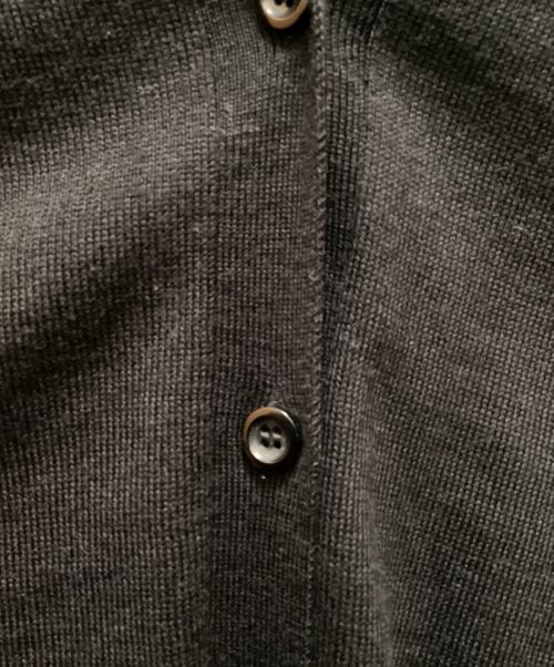 PRADA（プラダ）PRADA (プラダ) Vネックカーディガン ブラック サイズ:40の古着・服飾アイテム