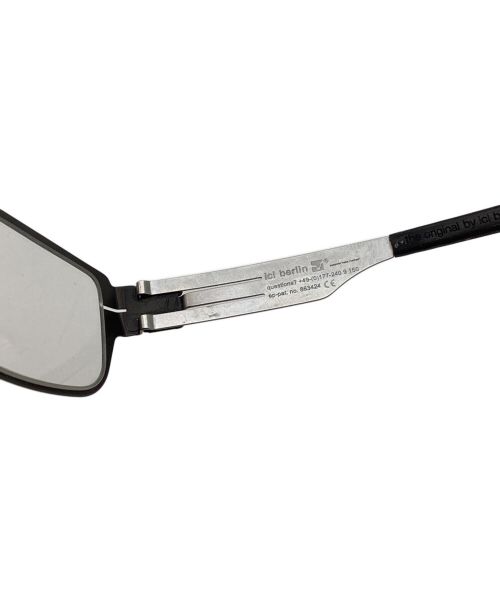 ic!Berlin（アイシーベルリン）ic!Berlin (アイシーベルリン) 眼鏡　uncertainty principle ブラックの古着・服飾アイテム