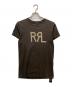 RRL（ダブルアールエル）の古着「ロゴTシャツ」｜オリーブ