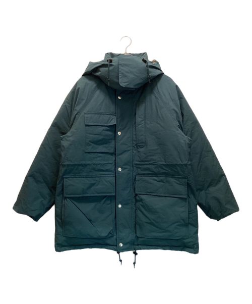 JOURNAL STANDARD（ジャーナルスタンダード）JOURNAL STANDARD (ジャーナル スタンダード) ナイロンコットンダウンリブブルゾン　LASKA RETRO　ラスカ レトロ グリーン サイズ:Mの古着・服飾アイテム