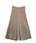 BEARDSLEY（ビアズリー）の古着「バックテールスカート　ミディ丈　フレア」｜ベージュ