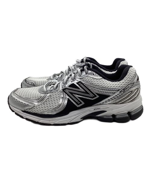 NEW BALANCE（ニューバランス）NEW BALANCE (ニューバランス) スニーカー　ML860 ホワイト×シルバー サイズ:27.5の古着・服飾アイテム