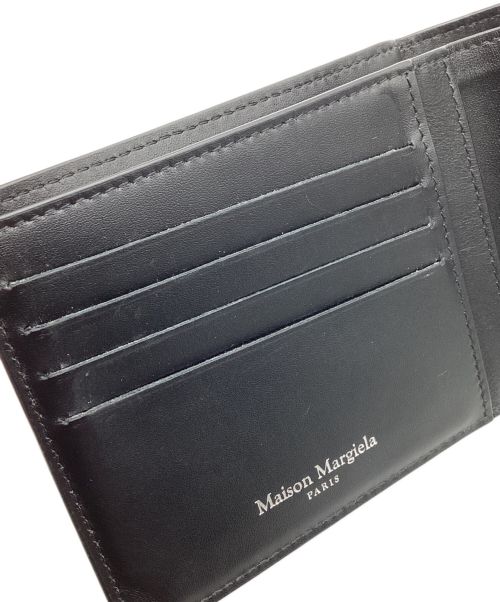 Maison Margiela（メゾンマルジェラ）Maison Margiela (メゾンマルジェラ) 財布　Flap Wallet / フラップウォレット ブラックの古着・服飾アイテム